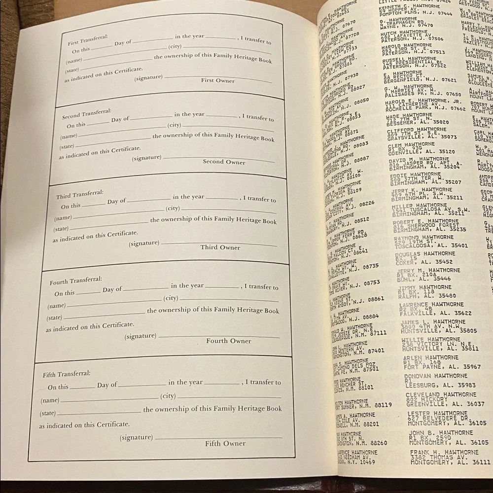 THE FAMILY HERITAGE BOOK - BEATRICE BAYLEY Copyright 1979 Registered 1980
